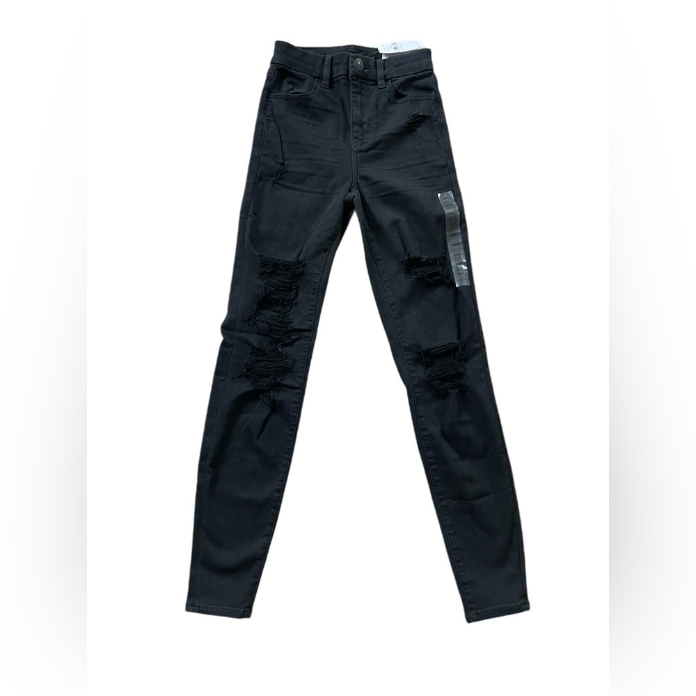 American Eagle Outfitters Next Level Stretch Black Skinny Jeans